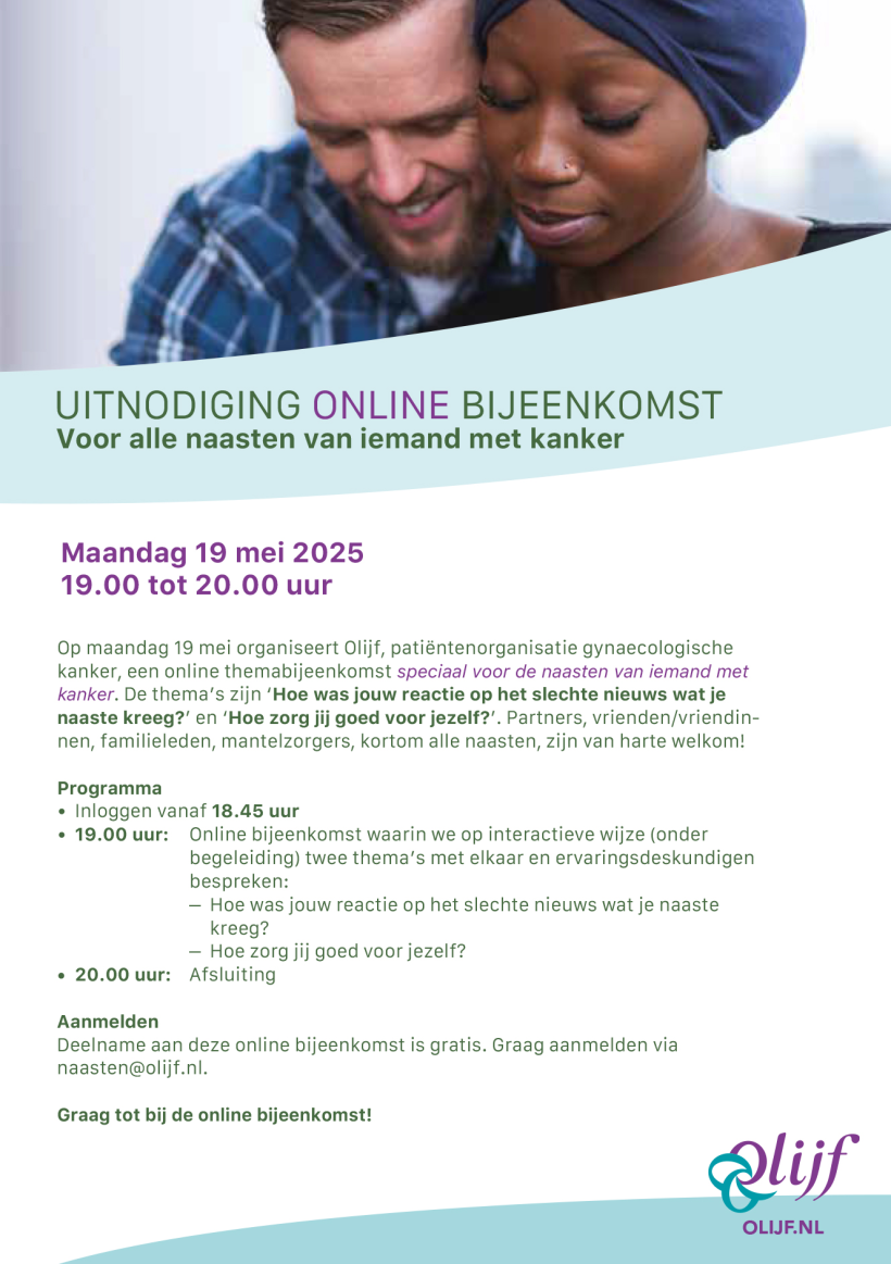 Online bijeenkomst voor naasten def