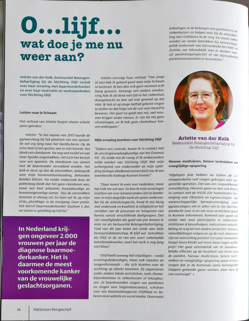 Byondis artikel Arlette p 14 NL